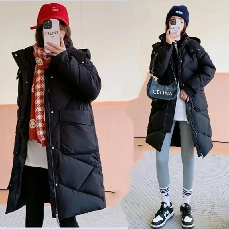 2023 Spring Autumn Down Cotton Suit Women's Mid Length Knee Length Breadman Suit Cotton Coat Versatile Loose Coat Women's Trend
2023 Spring Autumn Down Cotton Suit Women's Mid Length Knee Length Breadman Suit Cotton Coat Versatile Loose Coat Women's Trend