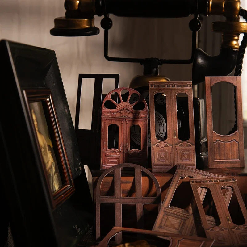 20 шт./упаковка, бумажные полые двери и окна 
20 шт./упаковка, бумажные полые двери и окна