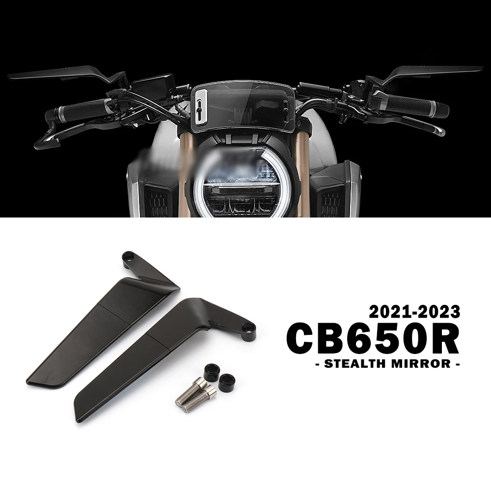 CB650R Accessories for Honda CB 650R 650 R 2021-2023 Motorcycle Stealth Mirror 360° Adjustable Rearview Rear View Aluminum
CB650R Accessories for Honda CB 650R 650 R 2021-2023 Motorcycle Stealth Mirror 360° Adjustable Rearview Rear View Aluminum