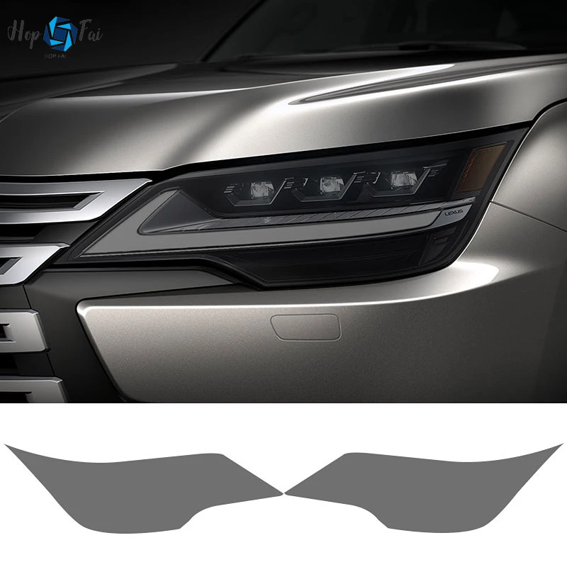 2 Pcs Car Headlight Protective Film Front Light Transparent Smoked Black TPU Sticker For Lexus LX LX600 2022 2023 Accessories
2 Pcs Car Headlight Protective Film Front Light Transparent Smoked Black TPU Sticker For Lexus LX LX600 2022 2023 Accessories