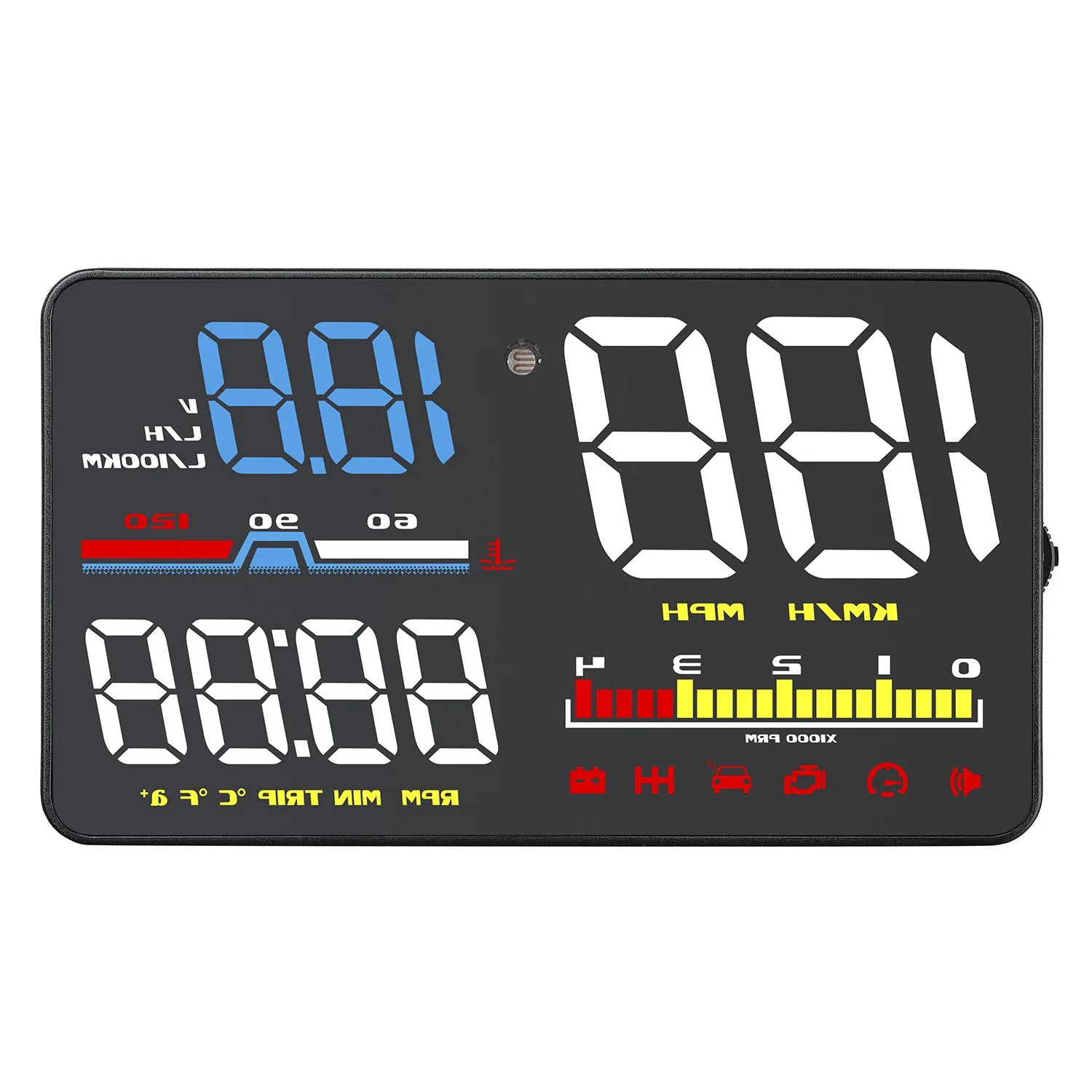 Car HUD Head-Up Display Auto HUD OBD2 Digital Speedometer Windshield Screen Projector D5000
Car HUD Head-Up Display Auto HUD OBD2 Digital Speedometer Windshield Screen Projector D5000