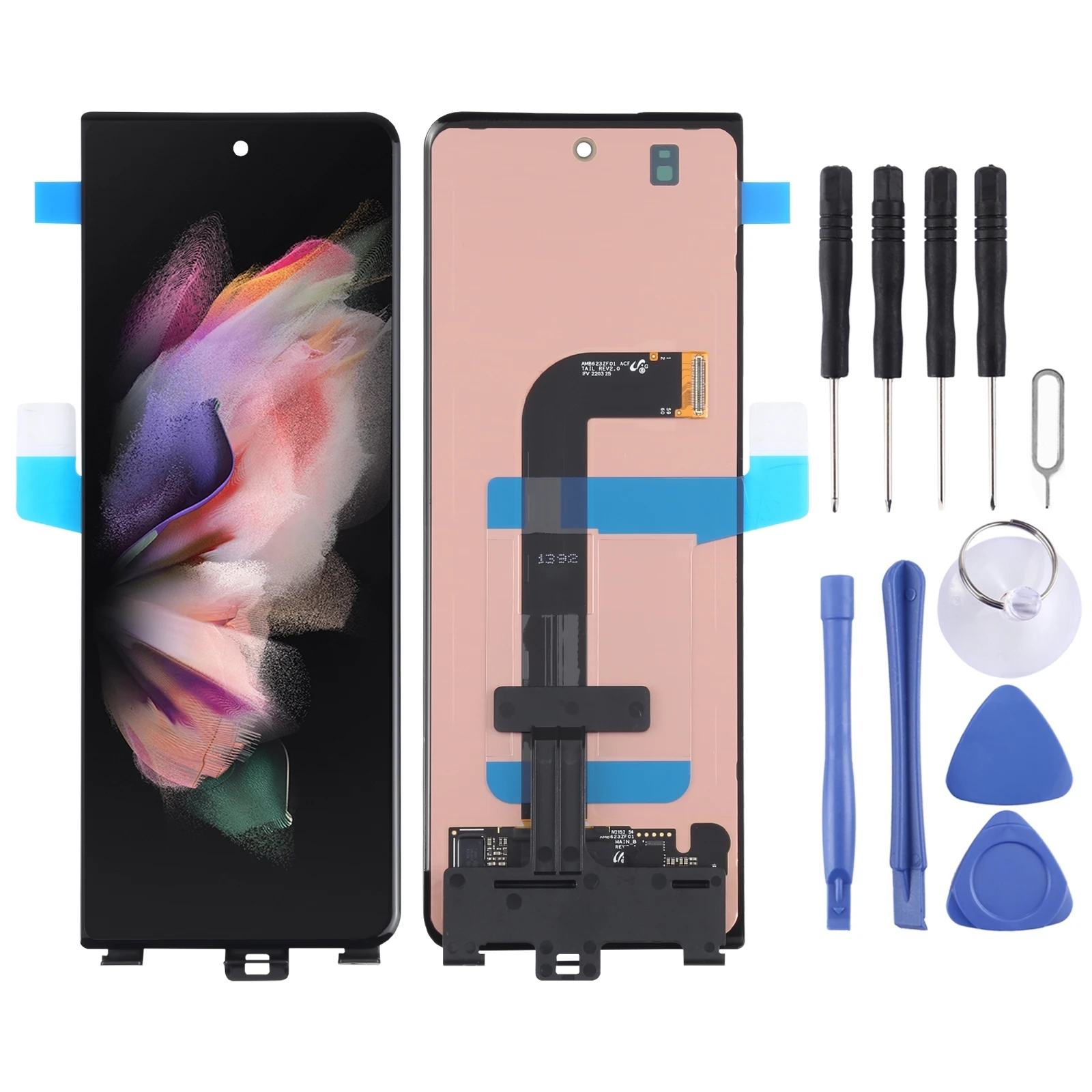 Original LCD Secondary Screen for Samsung Galaxy Z Fold2 5G SM-F916B Digitizer Full Assembly
Original LCD Secondary Screen for Samsung Galaxy Z Fold2 5G SM-F916B Digitizer Full Assembly