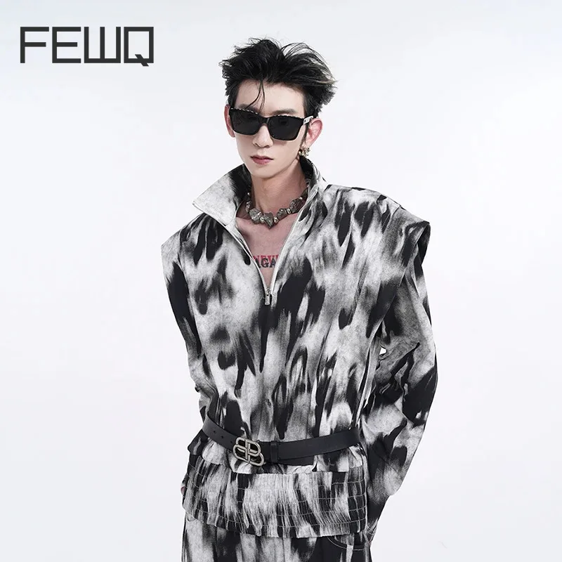 FEWQ Men's Sweatshirts Summer 2024 New Casual Loose Turtleneck Half Zipper Senior Sense Jacket High Street Fashion Trend 24X9059
FEWQ Men's Sweatshirts Summer 2024 New Casual Loose Turtleneck Half Zipper Senior Sense Jacket High Street Fashion Trend 24X9059