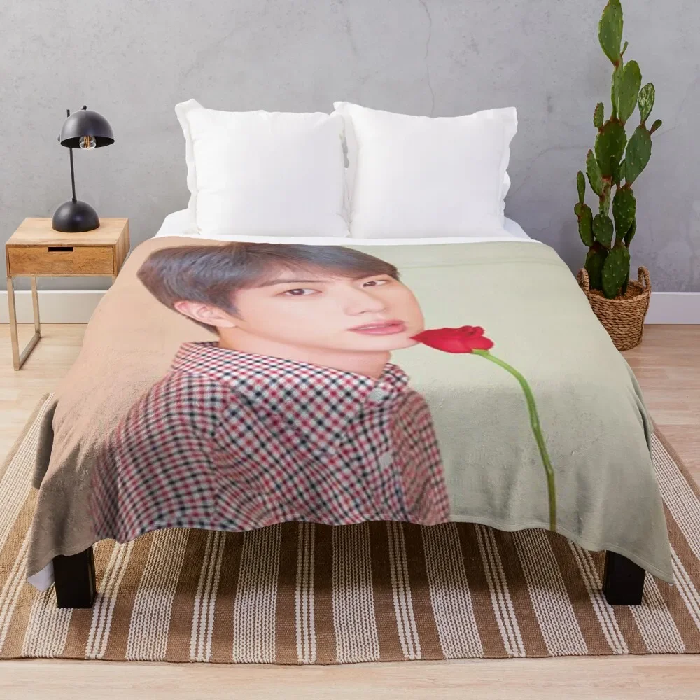 

Jin Throw Blanket manga Sofa Quilt Tourist Single Blankets