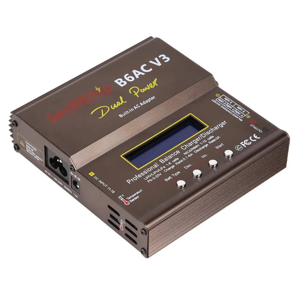 2020 New 80W imax B6AC V3 Smart Digital Balance Charger For RC Helicopter Re-peak NiMH NiCD LiHV NiCd PB Li-ion Battery Charger
2020 New 80W imax B6AC V3 Smart Digital Balance Charger For RC Helicopter Re-peak NiMH NiCD LiHV NiCd PB Li-ion Battery Charger