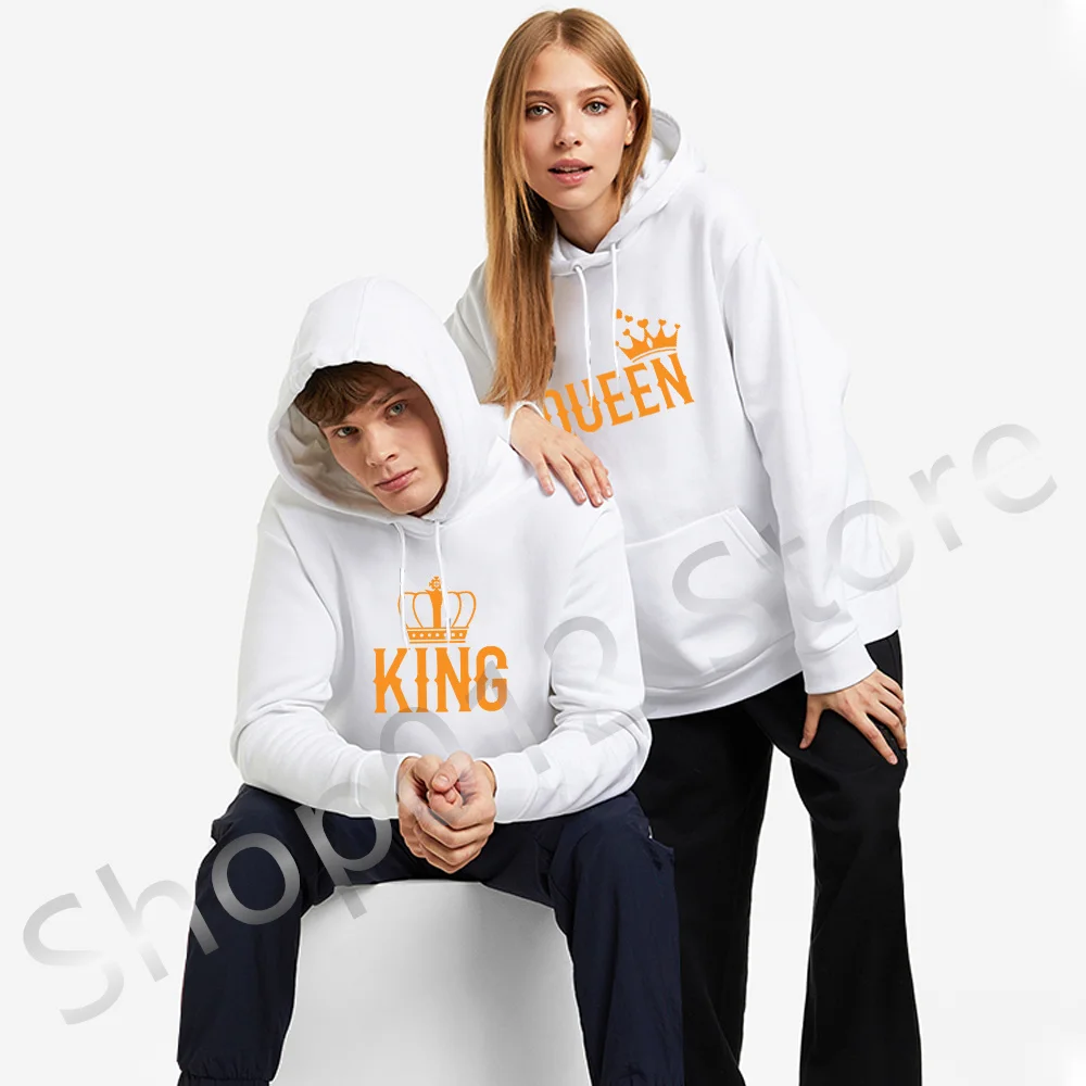 Couple Hoodie and Pants 2 Pieces KING QUEEN Print Casual Sports Tracksuit Men Sweatshirts Fleece Suits Women Clothes
Couple Hoodie and Pants 2 Pieces KING QUEEN Print Casual Sports Tracksuit Men Sweatshirts Fleece Suits Women Clothes