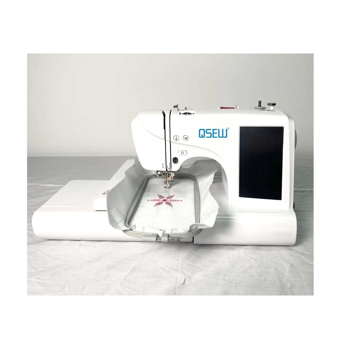

QS-101 Computerized brother household Embroidery Machine for T shirt logo label domestic Embroidery Machine