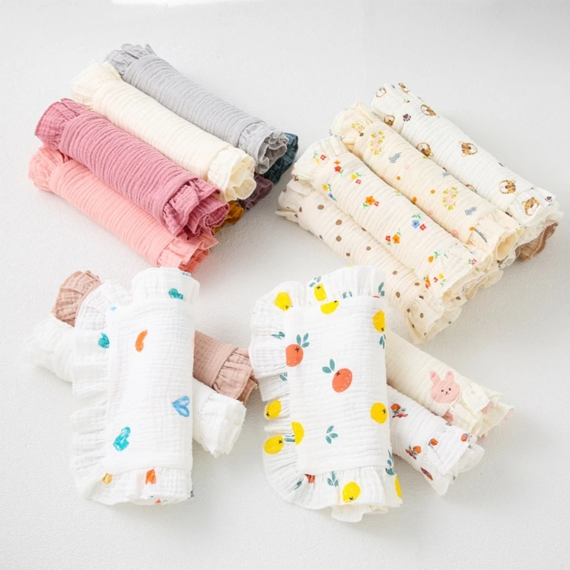 Baby Face-Towel Soft Burp Cloth Breathable Toddler Wash Cloth Rectangle Ruffle Edge Pillow Cover Drooling Bib Facecloth
Baby Face-Towel Soft Burp Cloth Breathable Toddler Wash Cloth Rectangle Ruffle Edge Pillow Cover Drooling Bib Facecloth