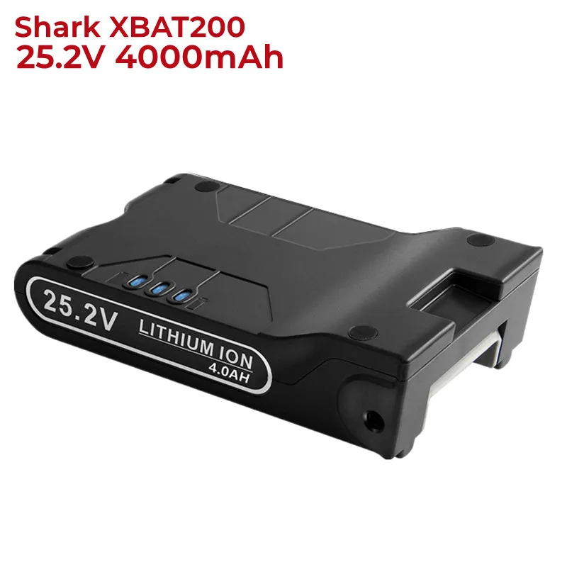 25.2V 4.0Ah Replacement Battery for Shark XBAT200 Compatible with Shark IF200 IF201 for Shark Cordless Vacuum Cleaners ION Flex
25.2V 4.0Ah Replacement Battery for Shark XBAT200 Compatible with Shark IF200 IF201 for Shark Cordless Vacuum Cleaners ION Flex