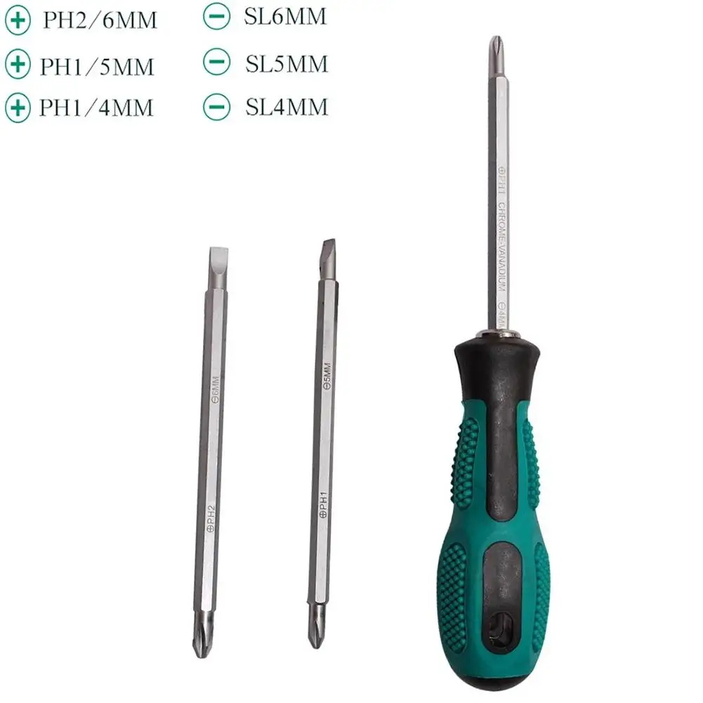 3 In 1 Multi-function Double Heads Screwdriver Adjustable Slotted Cross Screwdriver Bits W/handle For Repairing Hand Tools
3 In 1 Multi-function Double Heads Screwdriver Adjustable Slotted Cross Screwdriver Bits W/handle For Repairing Hand Tools