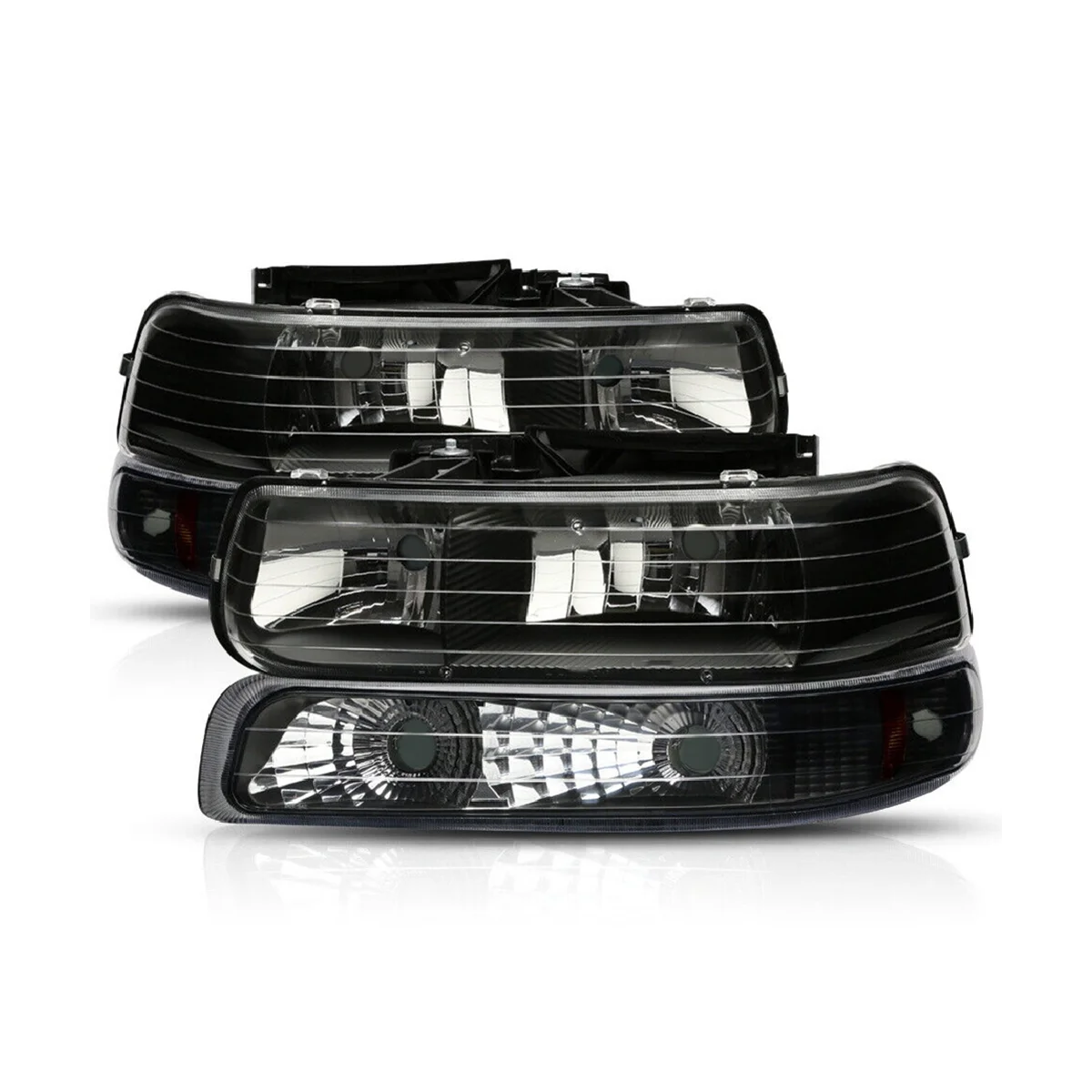 

LED DRL Daytime Running Light Fog Lamp Driving Light Parking Lights HD Headlight for Chevrolet Silverado 99-02