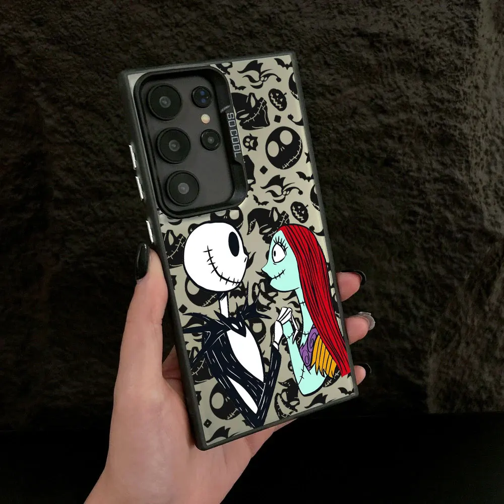 Jacks Sally Skellington Love S25 Case For Samsung S25 S24 Ultra For Galaxy S23 S22 S21 FE S20 Ultra Plus Shockproof Phone Cover Jacks Sally Skellington Love S25 Case For Samsung S25 S24 Ultra For Galaxy S23 S22 S21 FE S20 Ultra Plus Shockproof Phone Cover