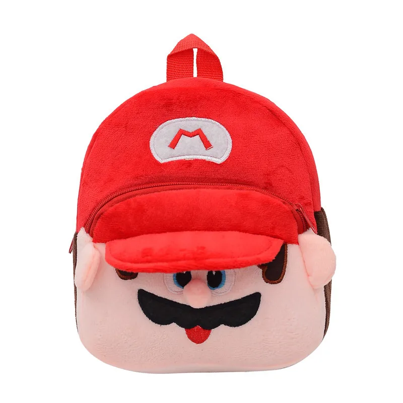 

The New Mario Animation Game Surrounding Children's Elementary School Students Backpack Plush School Bag Toy Best Birthday Gift