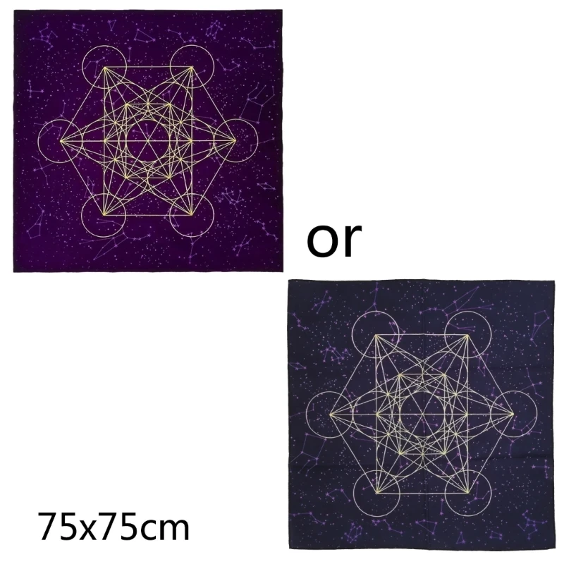 Metatrone's Cub Crystal Altar Tarot Cloth Tablecloth Astrology Tarot Divination Cards Table Cloth Tapestry
Metatrone's Cub Crystal Altar Tarot Cloth Tablecloth Astrology Tarot Divination Cards Table Cloth Tapestry