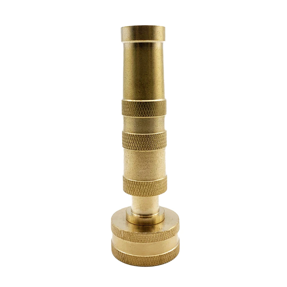 

1pcs Solid Brass Garden Spray Nozzle 4" Adjustable Wring Water Hose For Watering Garden Washing Floor Cleaning Tool