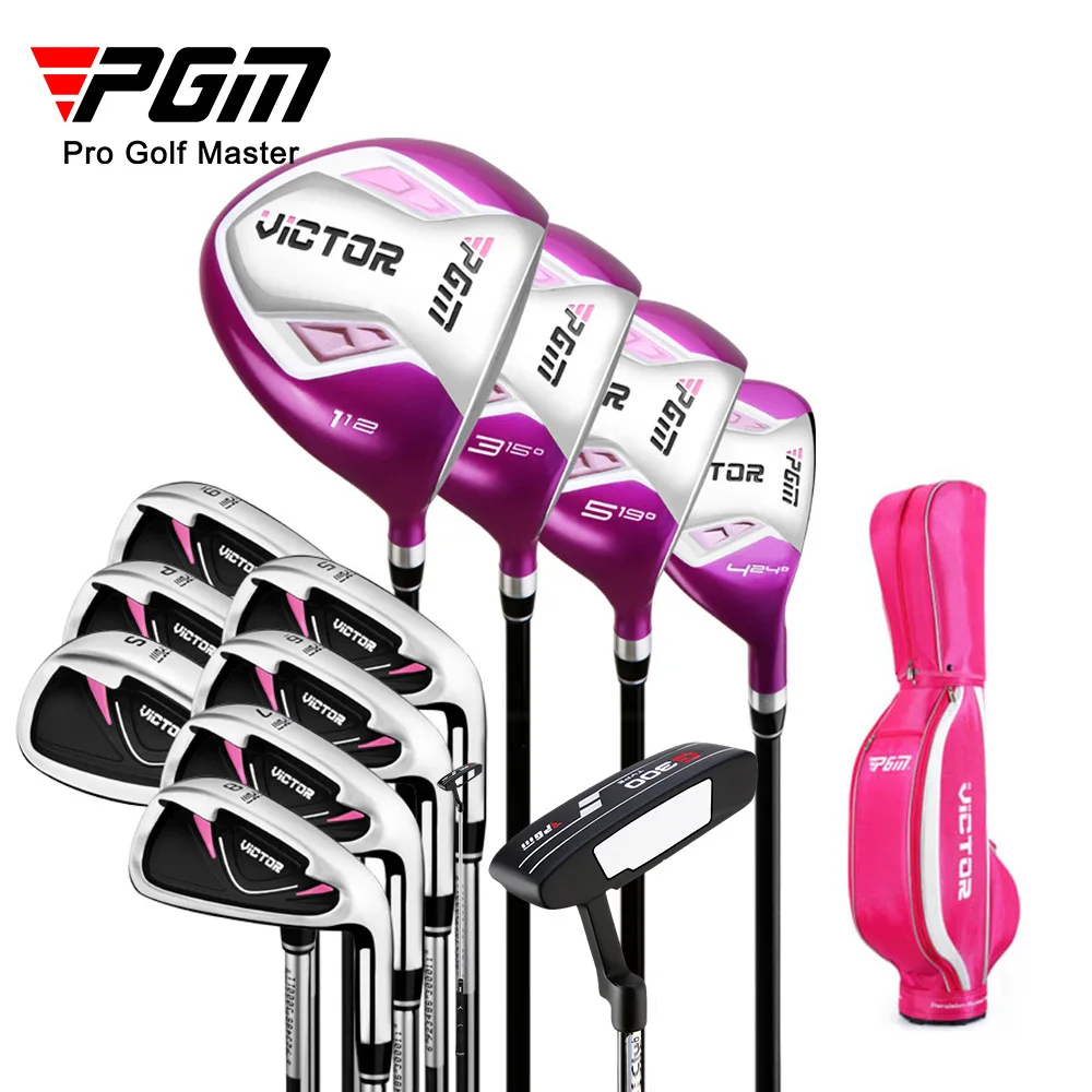 PGM Kids Golf Clubs Set Girls Beginner's Golf Training Wood Iron Swing Putter with Bag Children 3-12 Years Old
PGM Kids Golf Clubs Set Girls Beginner's Golf Training Wood Iron Swing Putter with Bag Children 3-12 Years Old