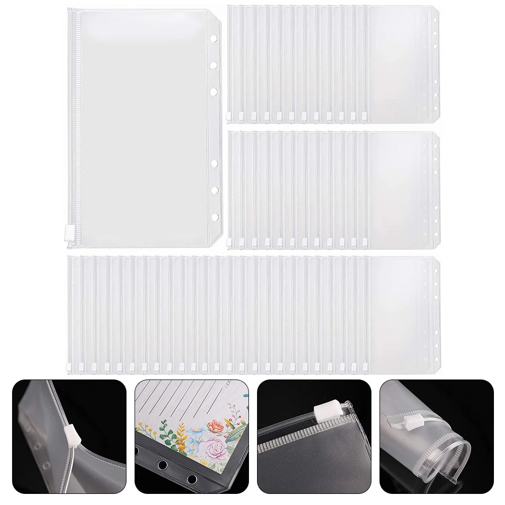 50 Pcs Zipper Buggy Bag Pvc Loose-leaf Book Business Card Storage Extra Thick Pouch Bags with Document Reusable Pouches
50 Pcs Zipper Buggy Bag Pvc Loose-leaf Book Business Card Storage Extra Thick Pouch Bags with Document Reusable Pouches
