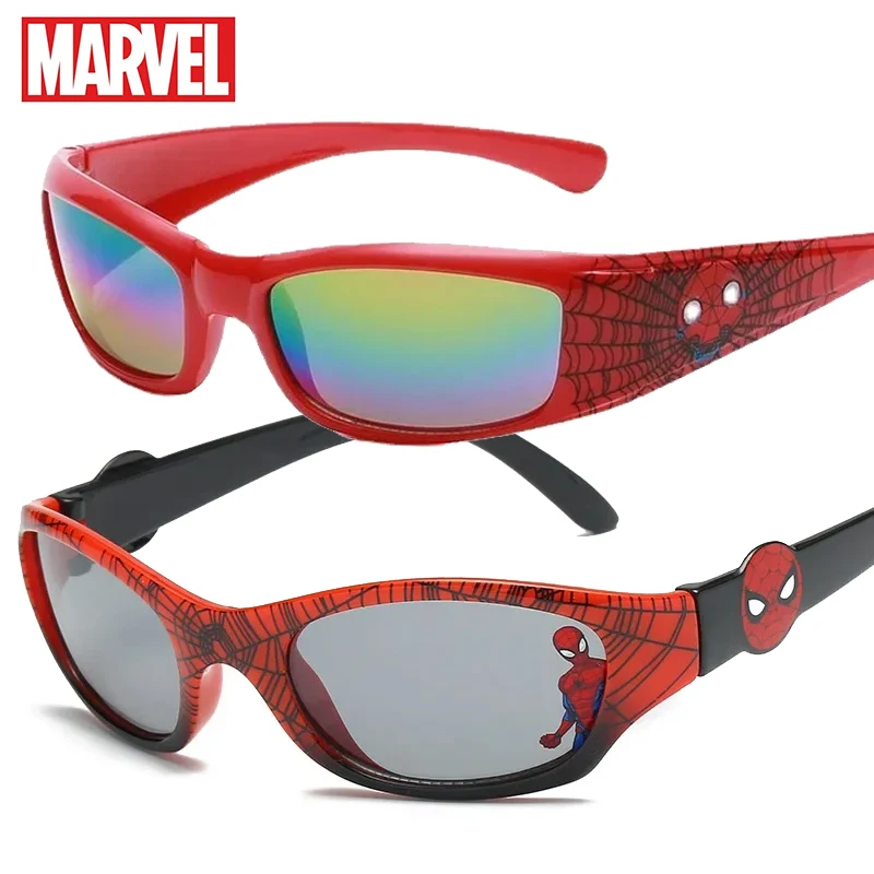 

Cartoon Spiderman Sunglasses Plastic Toys Children's Marvel Avengers Figure Spider-Man Fashion Sun Glasses Kids Holiday Gift