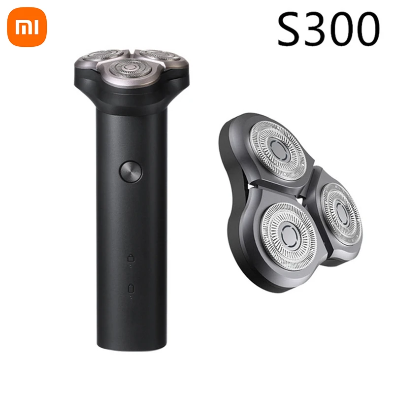 

Xiaomi Mijia 3D Floating Smart Electric Shaver S300 IPX7 Waterproof Razor Type-C Charging Dual Layer Blade Wet Beard Shaving