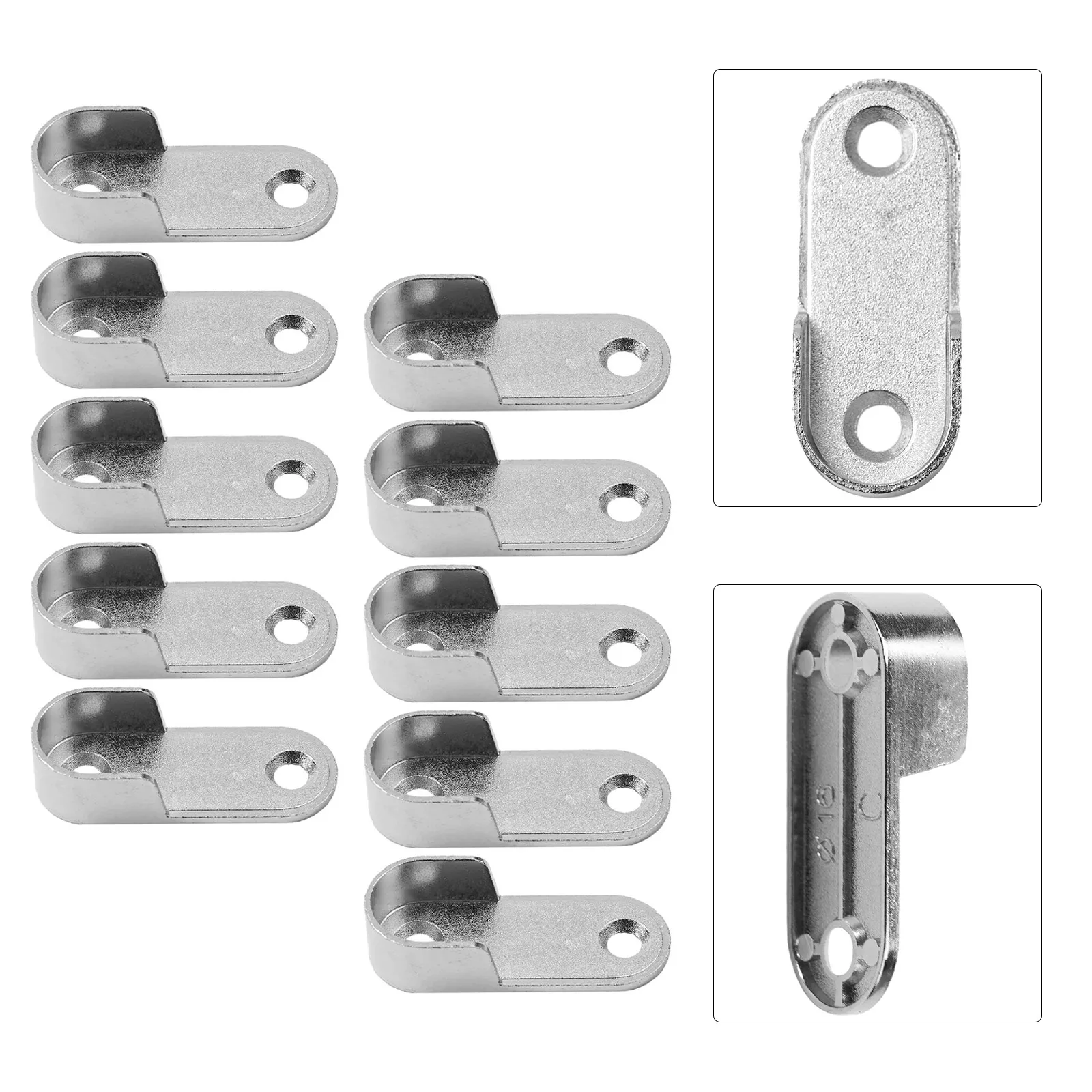 Hanger Closet Brackets Pole Replacement Rod End Supports Rod Holder Set Silver Wardrobe Tube Zinc Alloy Brand New
Hanger Closet Brackets Pole Replacement Rod End Supports Rod Holder Set Silver Wardrobe Tube Zinc Alloy Brand New