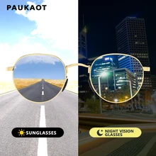 PAUKAOT Metal Pilot Sunglasses For Men Fashion Polarized Anti Glare Driver Mirror Sun Glasses Women Gafas De Sol Masculino
PAUKAOT Metal Pilot Sunglasses For Men Fashion Polarized Anti Glare Driver Mirror Sun Glasses Women Gafas De Sol Masculino