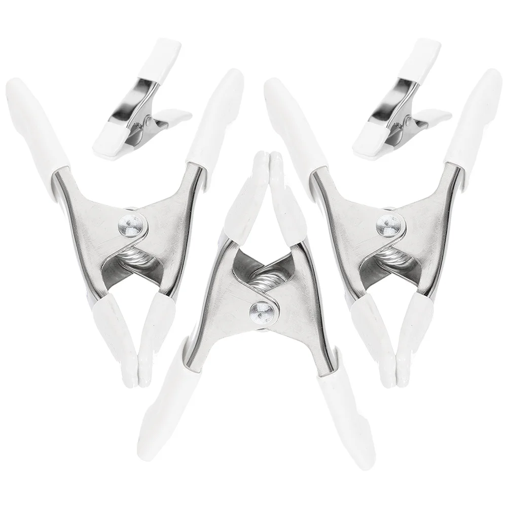 5 Pcs Brackets A-shaped Clip Spring Clips Protective Case Plastic for Backdrop Background Cloth Clamps 
5 Pcs Brackets A-shaped Clip Spring Clips Protective Case Plastic for Backdrop Background Cloth Clamps