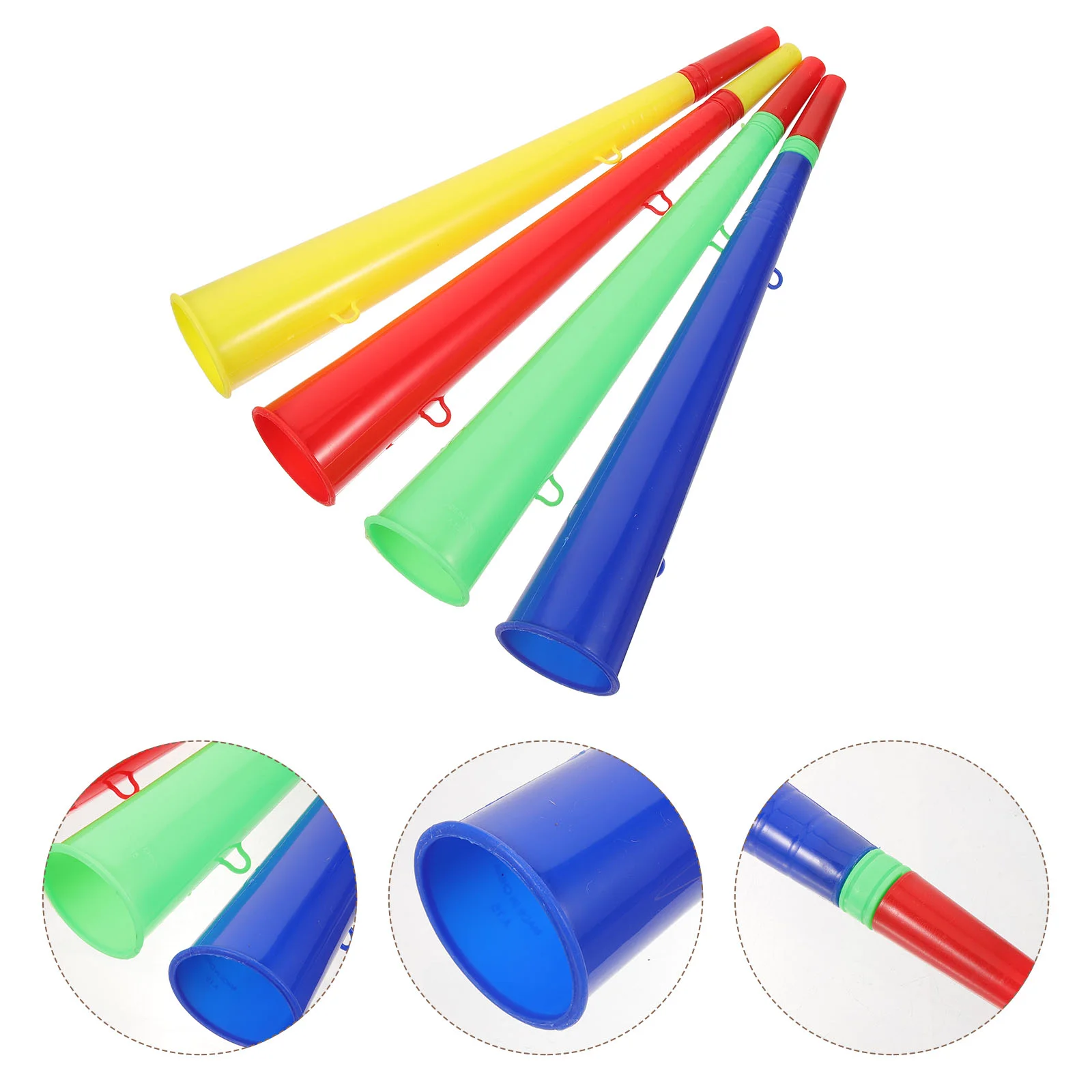 6 PCS Cheerleading Horns Football Game Horn Noise Makers Loud Party Stadium for Cheering Bright Color
6 PCS Cheerleading Horns Football Game Horn Noise Makers Loud Party Stadium for Cheering Bright Color