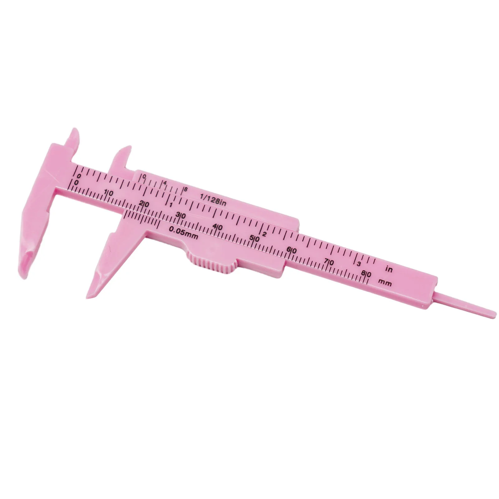 1pc 0-80mm Sliding Vernier Caliper Pink/Rose Red Double Scale Ruler For Measure Depth/height/internal And External Diameter.
1pc 0-80mm Sliding Vernier Caliper Pink/Rose Red Double Scale Ruler For Measure Depth/height/internal And External Diameter.