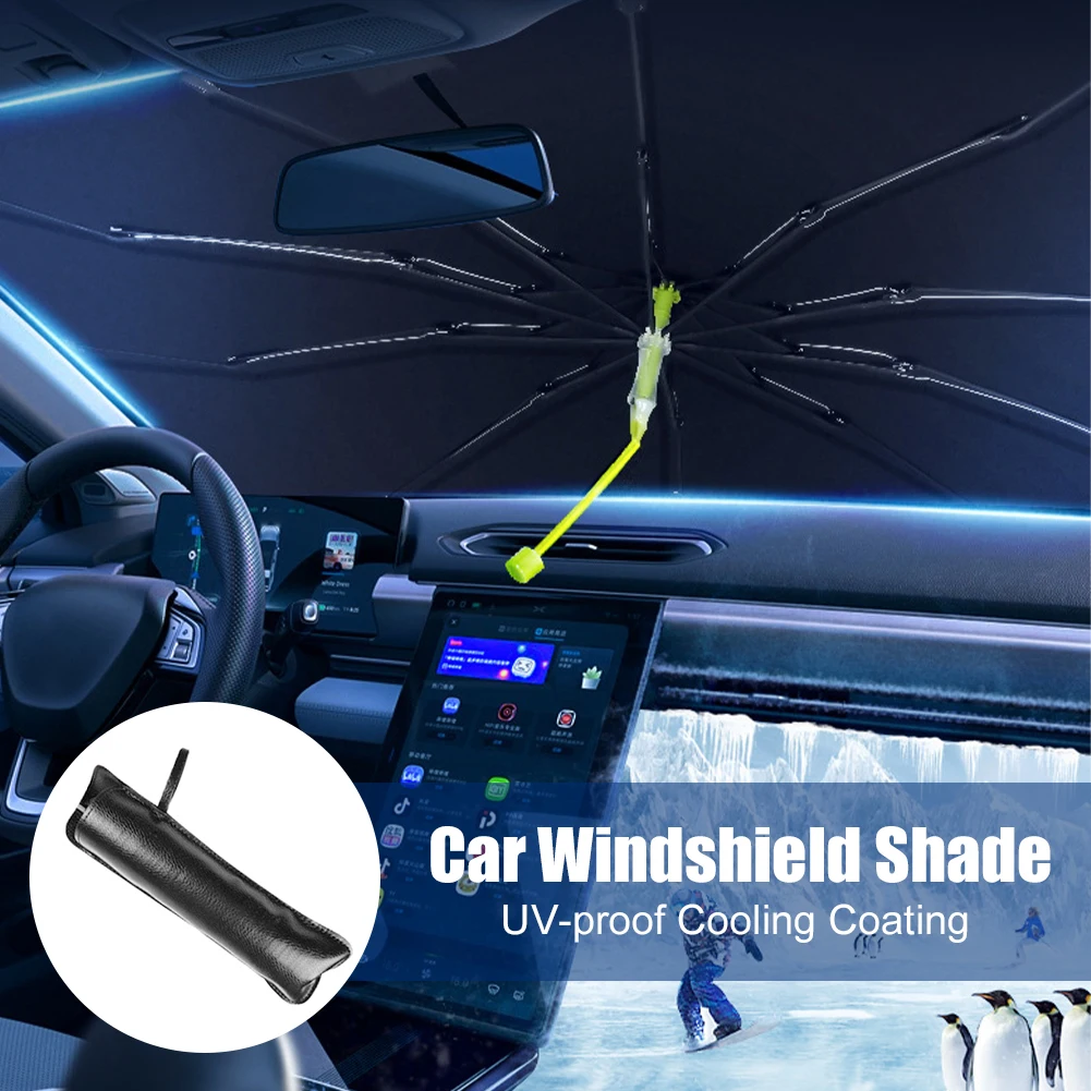 Universal Car SunShade Umbrella Auto Front Window Sun Shade Protector Parasol Summer Sun Interior Windshield Protection Tools
Universal Car SunShade Umbrella Auto Front Window Sun Shade Protector Parasol Summer Sun Interior Windshield Protection Tools
