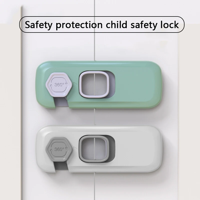 

Child Safety Locks Cabinets Drawer Anti-pinch Hand Furniture Doors Refrigerator Children Protection Security Buckle Baby Goods