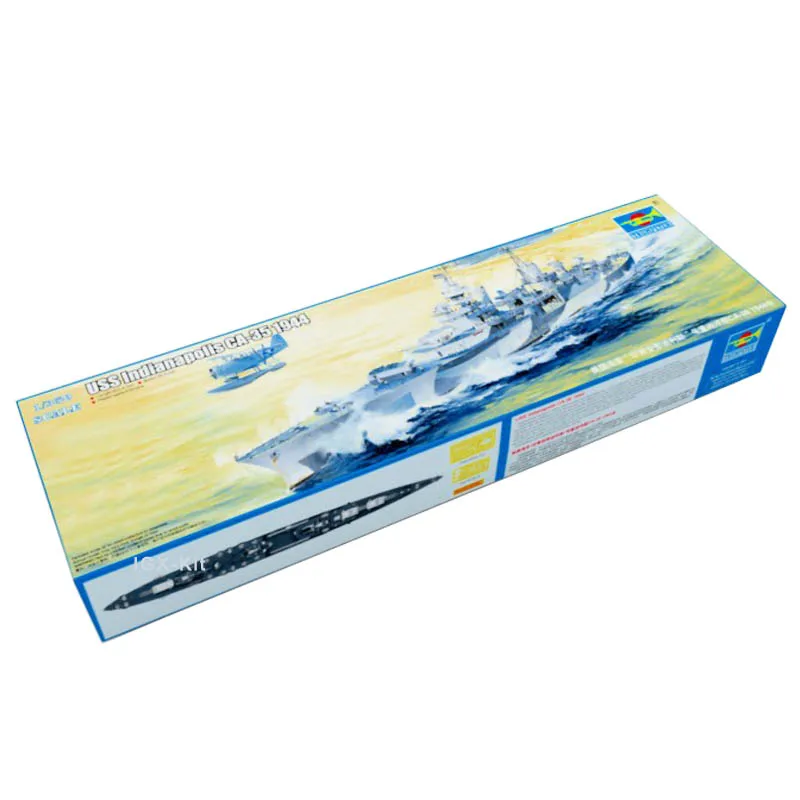 Trumpeter 05327 1/350 USS, индиаполис, модель 1944, тяжелый Круизер, военный корабль в сборе, пластиковая игрушка, набор для сборки моделей ручной работы 
Trumpeter 05327 1/350 USS, индиаполис, модель 1944, тяжелый Круизер, военный корабль в сборе, пластиковая игрушка, набор для сборки моделей ручной работы