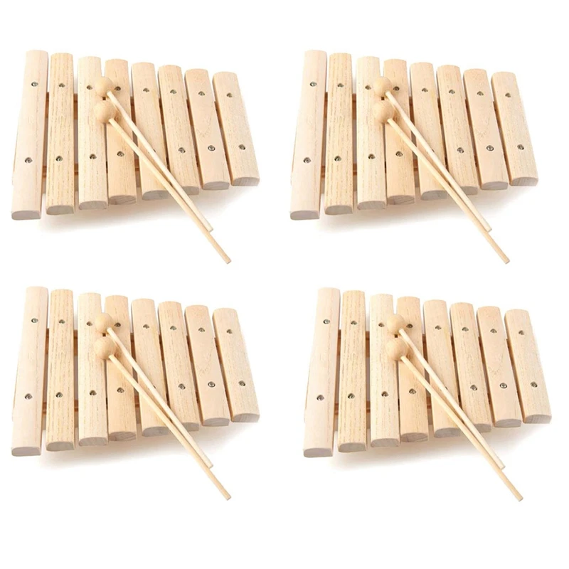 4X Children Kids Natural Wood Wooden 8 Tone Xylophone Percussion Toy Musical Instrument For Kids Music Develop
4X Children Kids Natural Wood Wooden 8 Tone Xylophone Percussion Toy Musical Instrument For Kids Music Develop