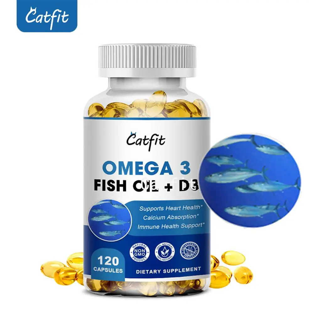 Catfit органическое глубоководное Рыбное масло Omega3(EPA & DHA) и витамин D3 сердечно-сосудистое и церебрососудистое восстановление здоровья мозга и кожи
Catfit органическое глубоководное Рыбное масло Omega3(EPA & DHA) и витамин D3 сердечно-сосудистое и церебрососудистое восстановление здоровья мозга и кожи