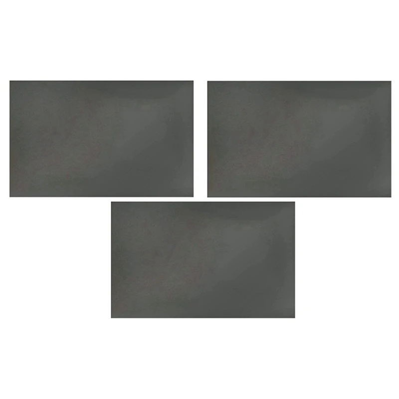 

3 PCS Film Sheets Black TAC+PVA Polarizer Linear Polarizing Filter Non-Adhesive For Educational Physics Photography