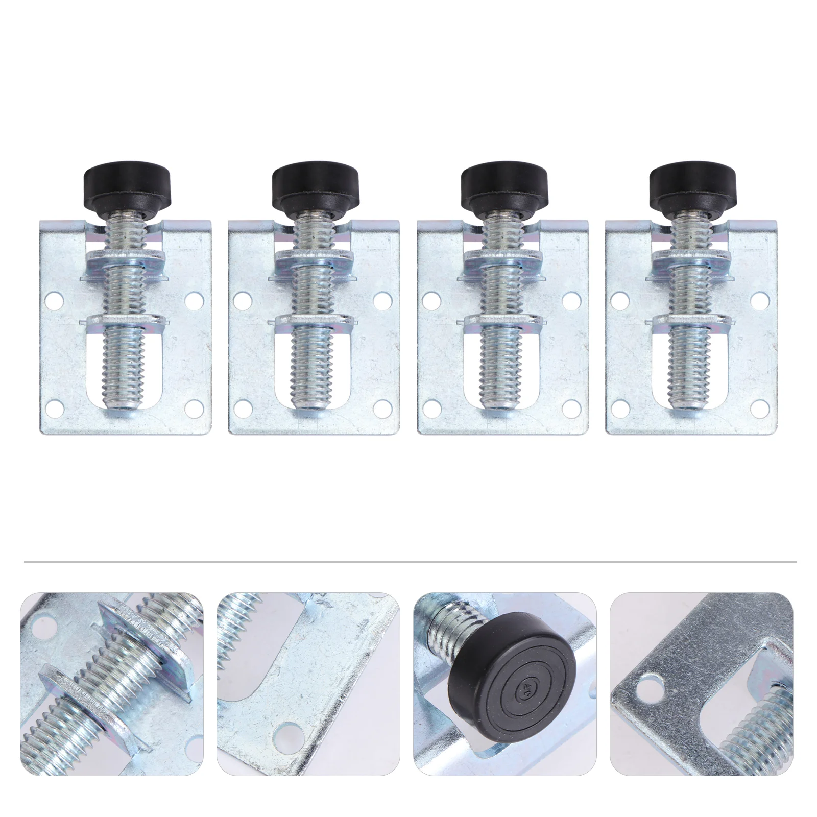 

4pcs Adjustable Cabinet Legs, Steel Table Sofa Furniture Metal Leveling Feet Floor Protection For Fittings