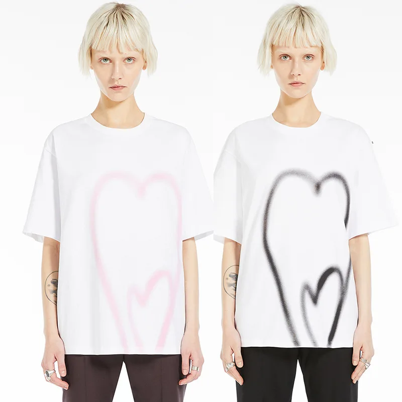 Новинка лета, Женская свободная Двусторонняя Футболка в европейском и американском стиле с принтом MAX Love, Высококачественная Белая Женская футболка с коротким рукавом
Новинка лета, Женская свободная Двусторонняя Футболка в европейском и американском стиле с принтом MAX Love, Высококачественная Белая Женская футболка с коротким рукавом