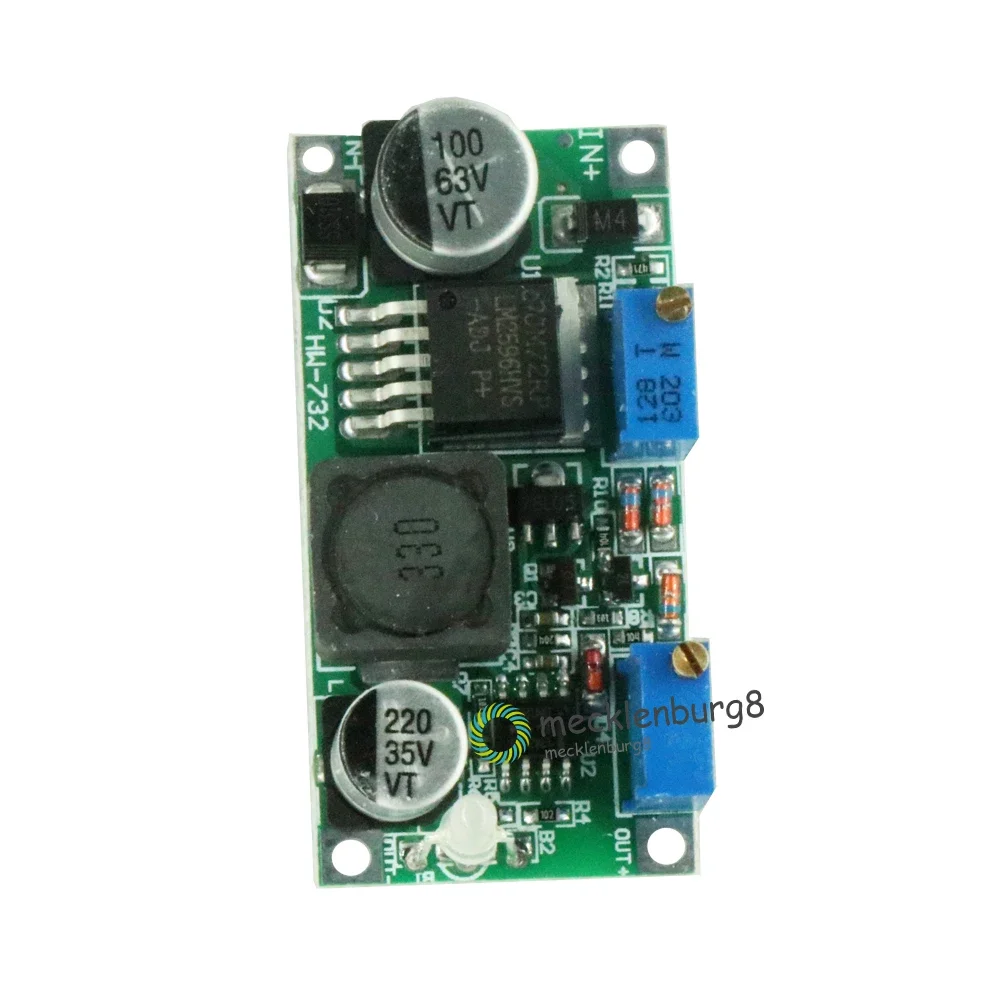 

DC-DC LM2596 HVS LM2596HVS 60V 3A DC Tank / Voltage CC CV Step-Down LED High Frequency Conversion Indicator Module