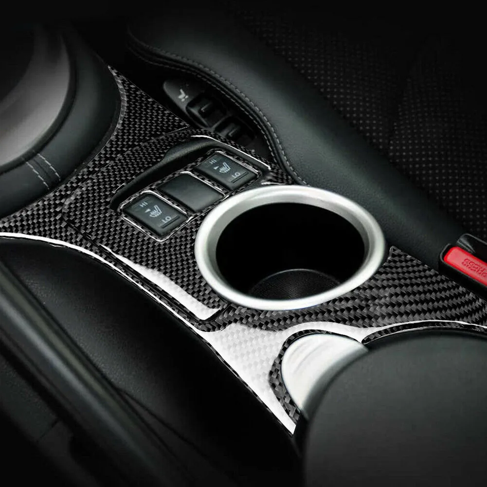 3PCS For Nissan 370Z 2009-20 Carbon Fiber Cup Holder Panel Interior Trim Car Accessories High-quality Interior Trim
3PCS For Nissan 370Z 2009-20 Carbon Fiber Cup Holder Panel Interior Trim Car Accessories High-quality Interior Trim