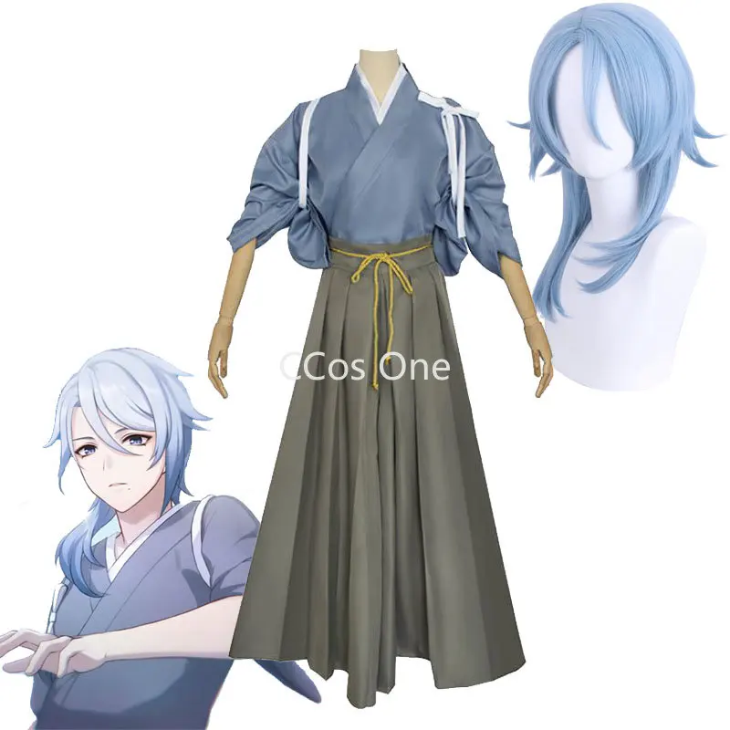 Косплей косткум, косплей, Kostik Genshin Impact Kamisato Ayato Uniseks Kendougi Dan Hakama, парик, косплей-игра
Косплей косткум, косплей, Kostik Genshin Impact Kamisato Ayato Uniseks Kendougi Dan Hakama, парик, косплей-игра
