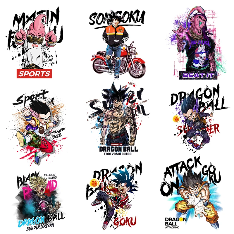 Classic anime Dragon Ball Goku heat transfer vinyl patch DIY T-shirt custom patch Sticker on clothes decoration
Classic anime Dragon Ball Goku heat transfer vinyl patch DIY T-shirt custom patch Sticker on clothes decoration
