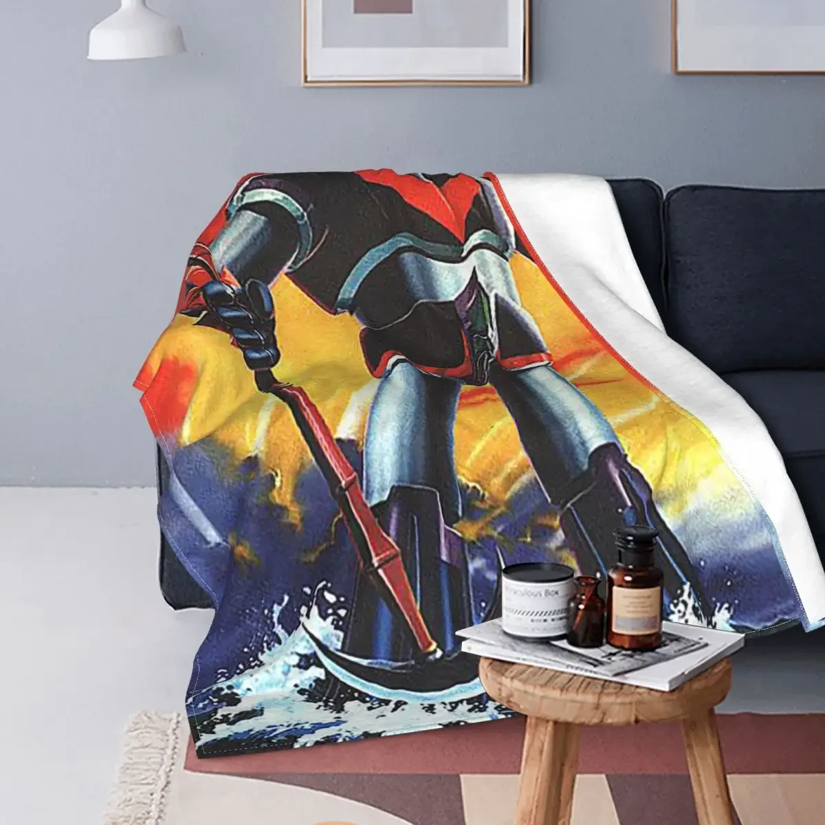 Goldorak Grendizer Blanket Flannel Spring/Autumn Robot Portable Lightweight Thin Throw Blankets for Sofa Bedroom Rug Piece 
Goldorak Grendizer Blanket Flannel Spring/Autumn Robot Portable Lightweight Thin Throw Blankets for Sofa Bedroom Rug Piece