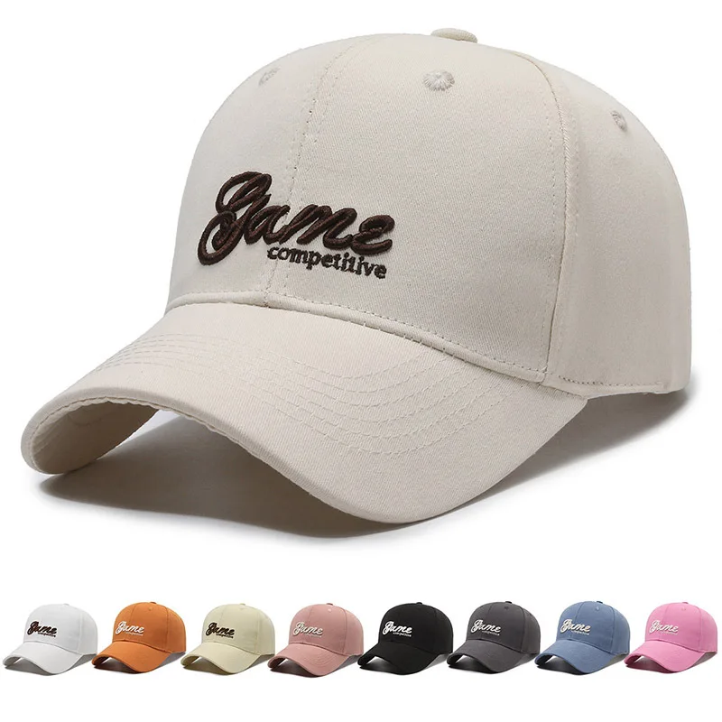 New trend letter embroidery design baseball cap men's and women's cotton breathable hiking fishing travel cycling sports fit hat
New trend letter embroidery design baseball cap men's and women's cotton breathable hiking fishing travel cycling sports fit hat