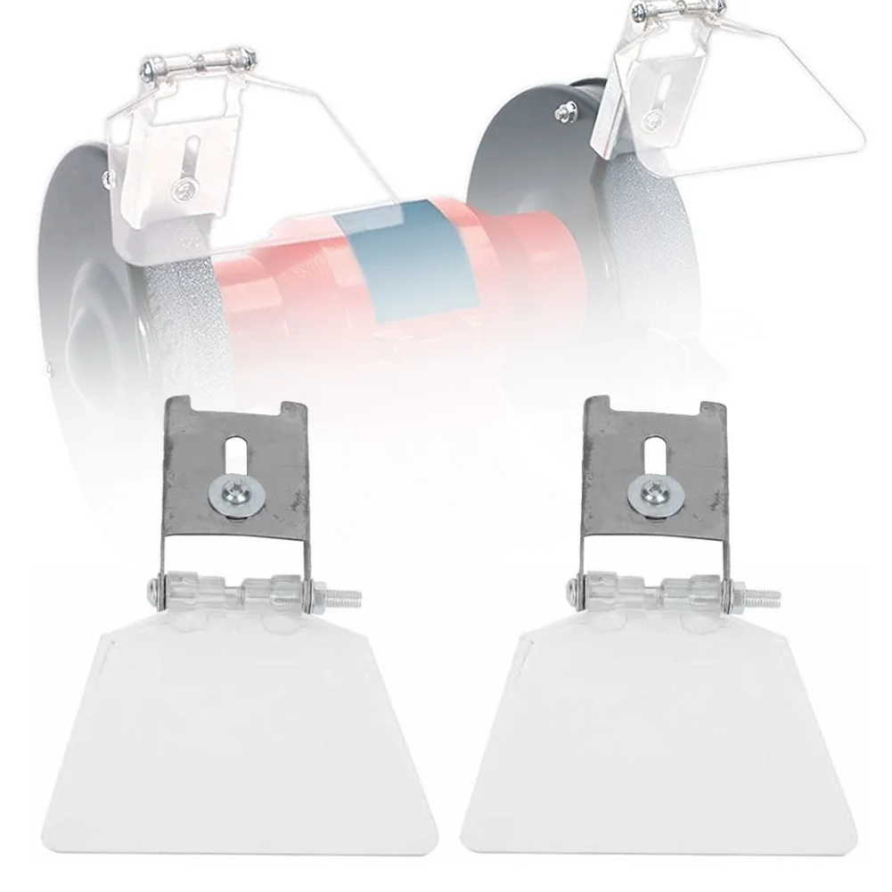 2pcs Bench Grinder Guard Shield Protection Safety Shields With Bracket For Bench Grinder Machine Grinder Cover Case Power Tools
2pcs Bench Grinder Guard Shield Protection Safety Shields With Bracket For Bench Grinder Machine Grinder Cover Case Power Tools