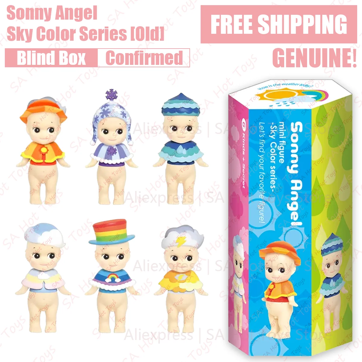 

Sonny Angel weather Series Blind Box Confirmed style Genuine telephone Screen Decoration Birthday Gift Mysterious Surpris