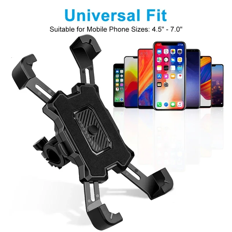 

"Motorcycle Mobile Phone Bracket Easy Installation Convenient 360-degree Rotation Phone Holder For Bike Gps Mounting Bracket "