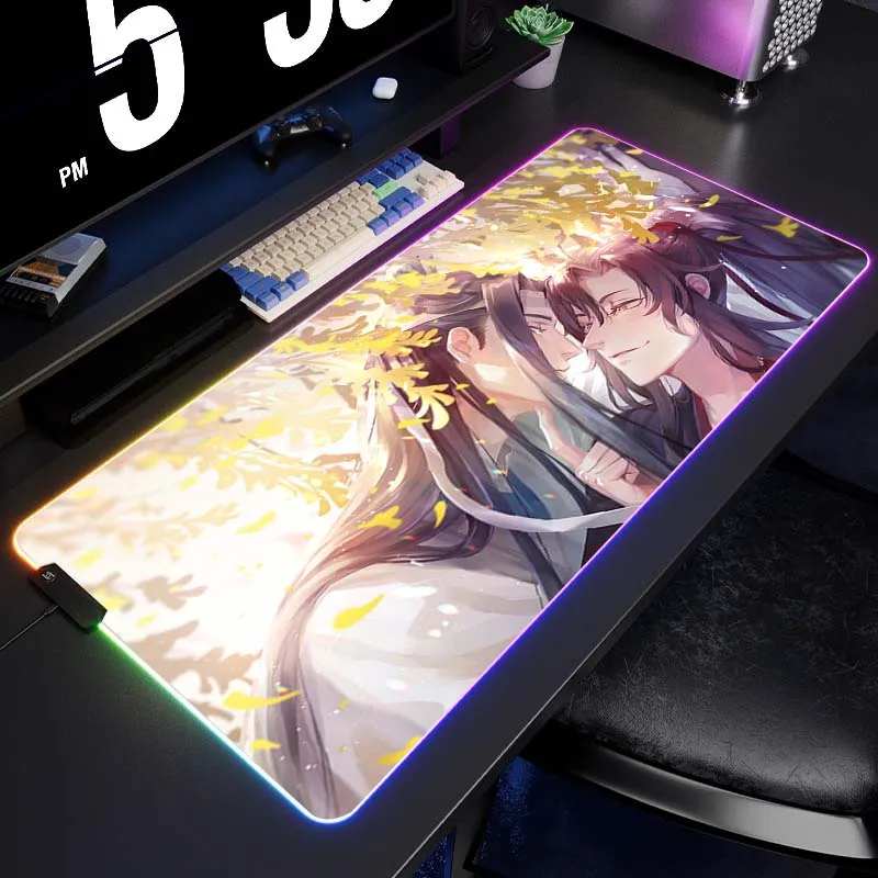 Коврик для игровой мыши Mo Dao Zu Shi RGB светящийся игровой компьютерный коврик для мыши ПК оверлок коврики для клавиатуры игровой коврик для мыши XXL коврик для мыши
Коврик для игровой мыши Mo Dao Zu Shi RGB светящийся игровой компьютерный коврик для мыши ПК оверлок коврики для клавиатуры игровой коврик для мыши XXL коврик для мыши