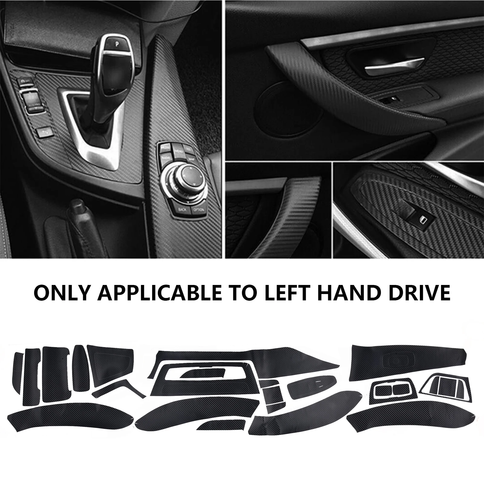 For BMW 3 Series F30 F31 Car Decal Sticker Accessories Auto Parts Interior Parts Kit LH Left Hand Drive Durable
For BMW 3 Series F30 F31 Car Decal Sticker Accessories Auto Parts Interior Parts Kit LH Left Hand Drive Durable