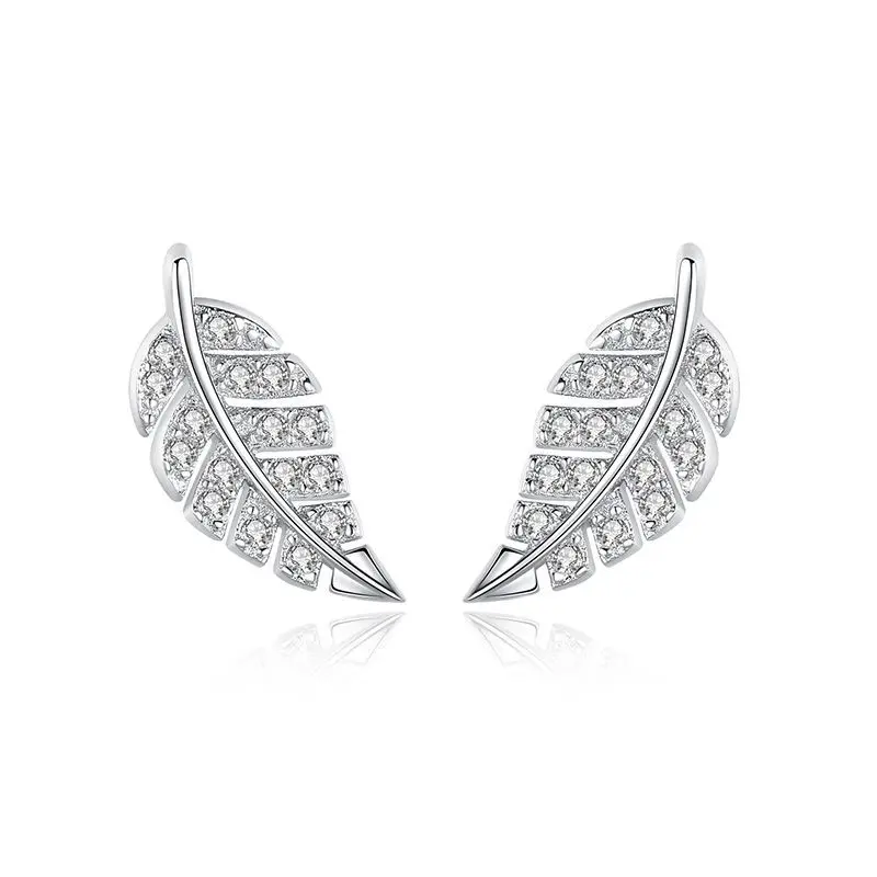 

SE1 Leaf Hook Earrings Stud Earrings for Women Ear Jewelry cute earrings korean earrings