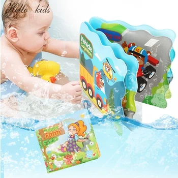 아기 교육 장난감 지능 개발 목욕 책, EVA 플로팅 인식 책, 신상품