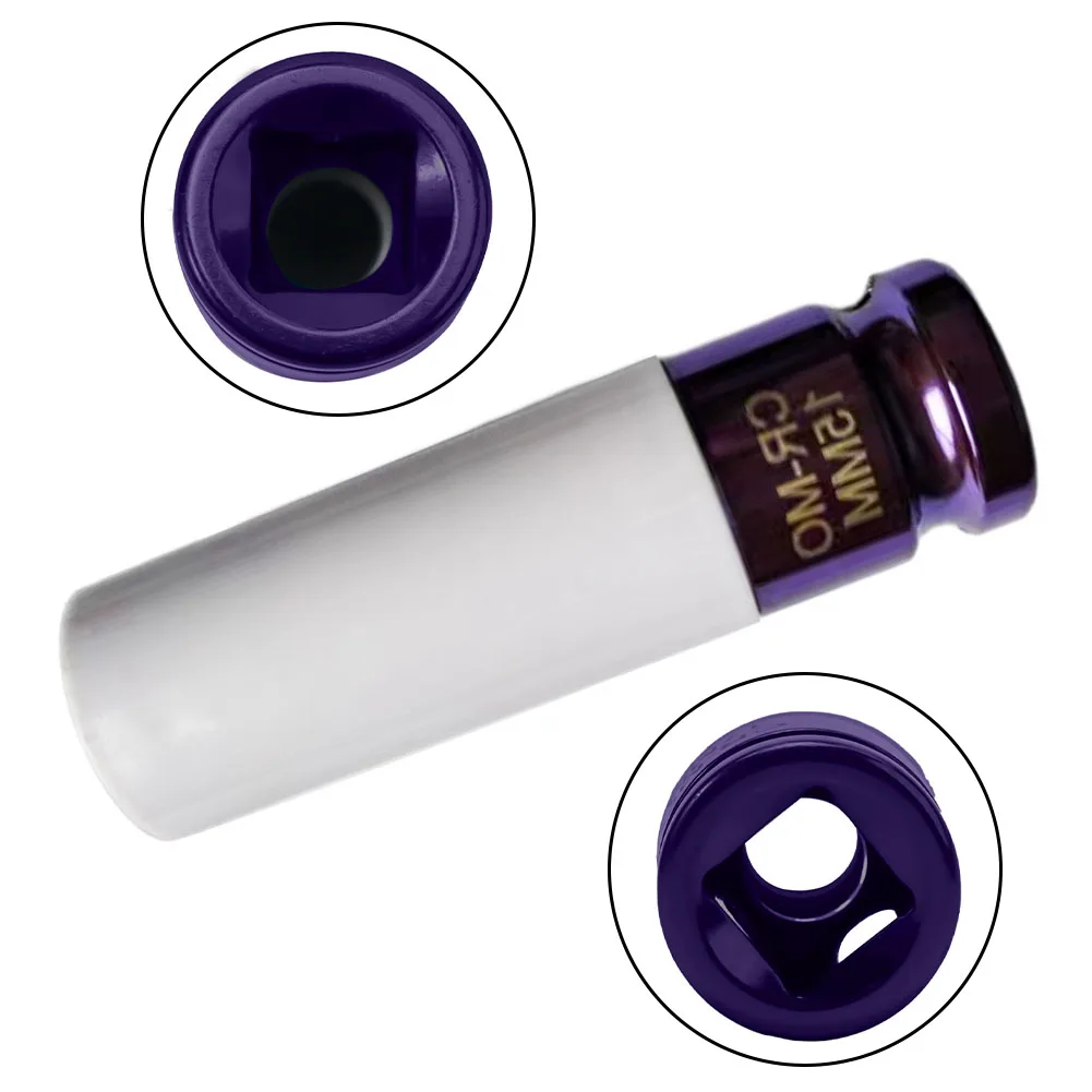 Sleeve Nut Socket Metal Sleeve Tire Socket Wrenches Wall Deep Impact Nut Protection Sleeve Colorful Strong Torque
Sleeve Nut Socket Metal Sleeve Tire Socket Wrenches Wall Deep Impact Nut Protection Sleeve Colorful Strong Torque